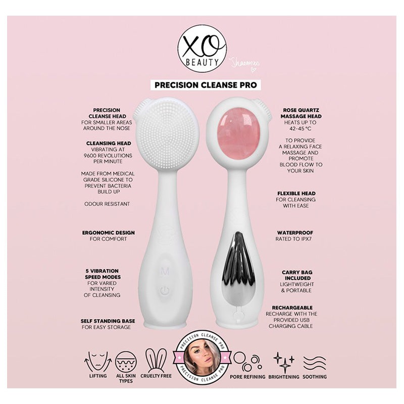 XOBEAUTY PRECISION CLEANSE PRO - WHITE, xoBeauty