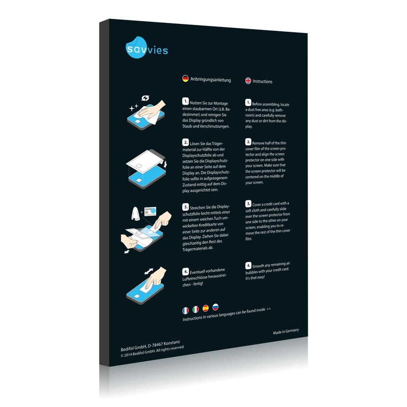 Savvies Pack of 6 Screen Protectors Compatible with Pentax MX-1