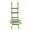 Fire Escape Ladder, 16.5 Feet Rope Ladder with 2 Hooks,