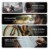 GetD Smart Sunglasses, Round Polarized Lens Bluetooth Glasses for Women/Men