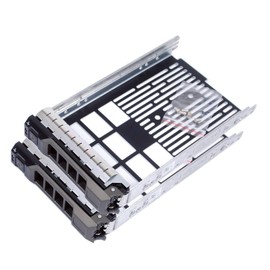Pack-2, bandeja de disco duro Caddy F238F 0F238F para modelos de generación Dell Poweredge Series 11/12/13 3.5" SAS/SATA R430, R530, R730, T430, T630, R420, R520, R720, T420, T620 , R410 , R510, R710,