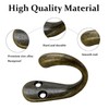 Gutapo Coffee Cup Hooks 20pcs Vintage Bronze Hooks Door Wall