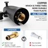All Metal Tub Spout with Diverter Matte Black, Fits Threaded