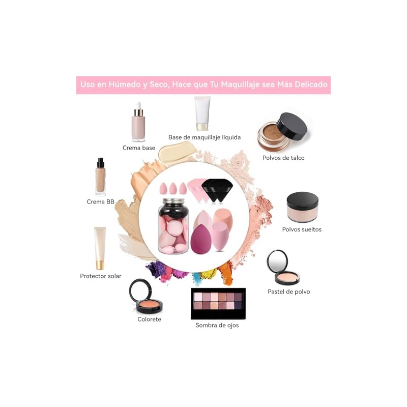 Set de 11 Esponjas para Maquillaje