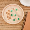 7 Inch Wooden Farkle Dice Tray for Classic Game with