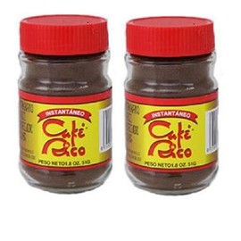 Cafe Rico Instant Coffee (Puerto Rican Coffee) 1.8 oz - 2 jars