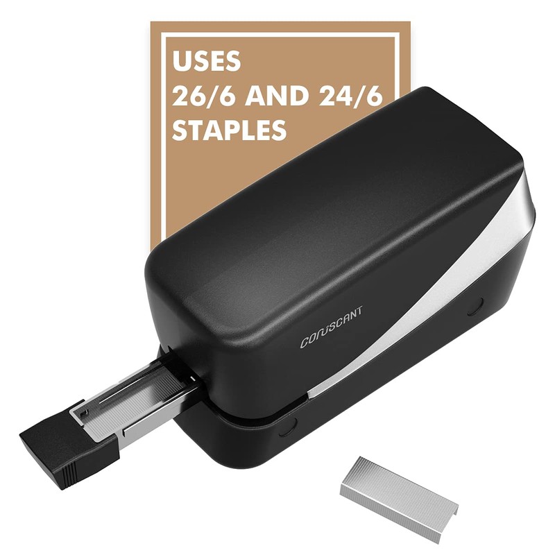 Coruscant Electric Stapler, Heavy Duty Desktop Stapler, Includes 2000 Staples
