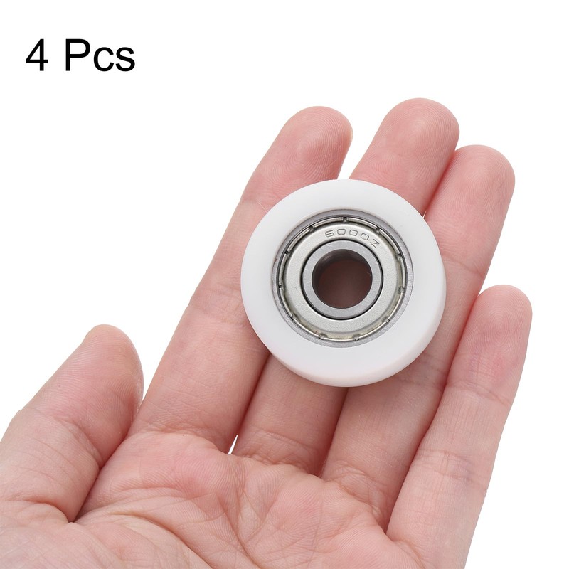 sourcing map 4Pcs Ball Bearing Guide 10 x 35 x
