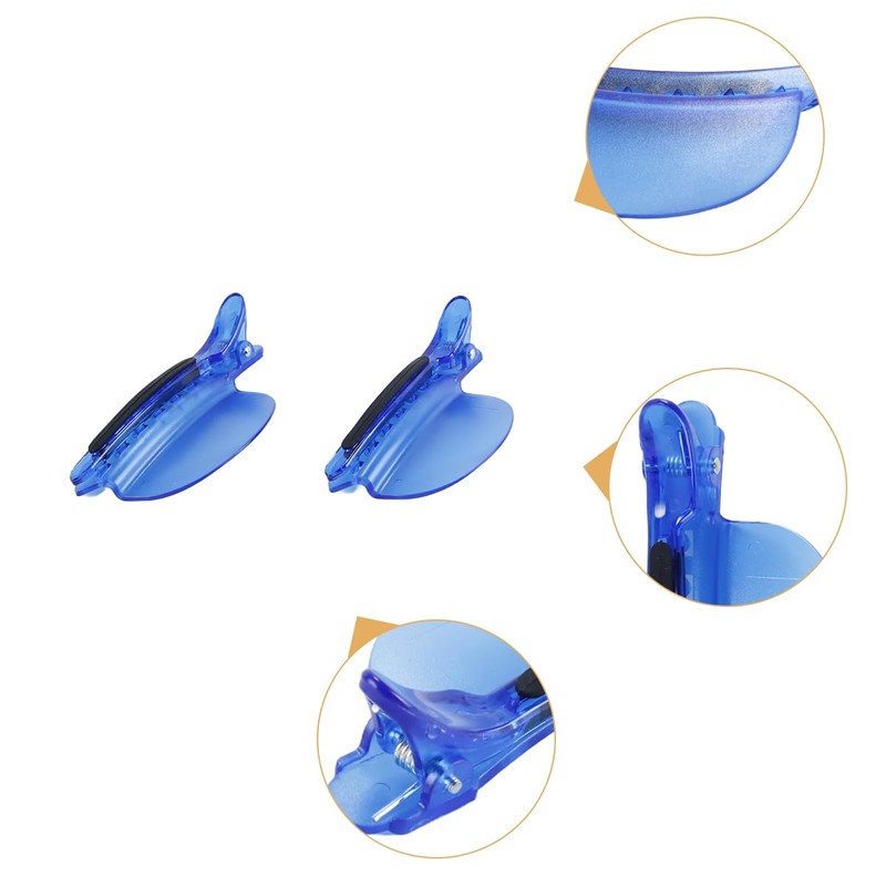 Durlo 2PCS Blue Easy Speed Separator Hair Clips for Hair
