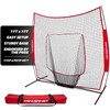 PowerNet Baseball & Softball Practice Net 7x7 FT, Outdoor Baseball