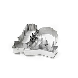Staedter Koala Bear Shape Cookie Cutter, Silver