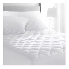 Opulent Living Quilted Mattress Protector – Extra Deep (30cm) Fitted Skirt, Breathable, Hypoallergenic, Anti-Dust Mite, Soft & Comfortable (Double (135x190cm))