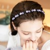 5 Pieces Flower Crystal Hair Band for Women Hairpin Headbands