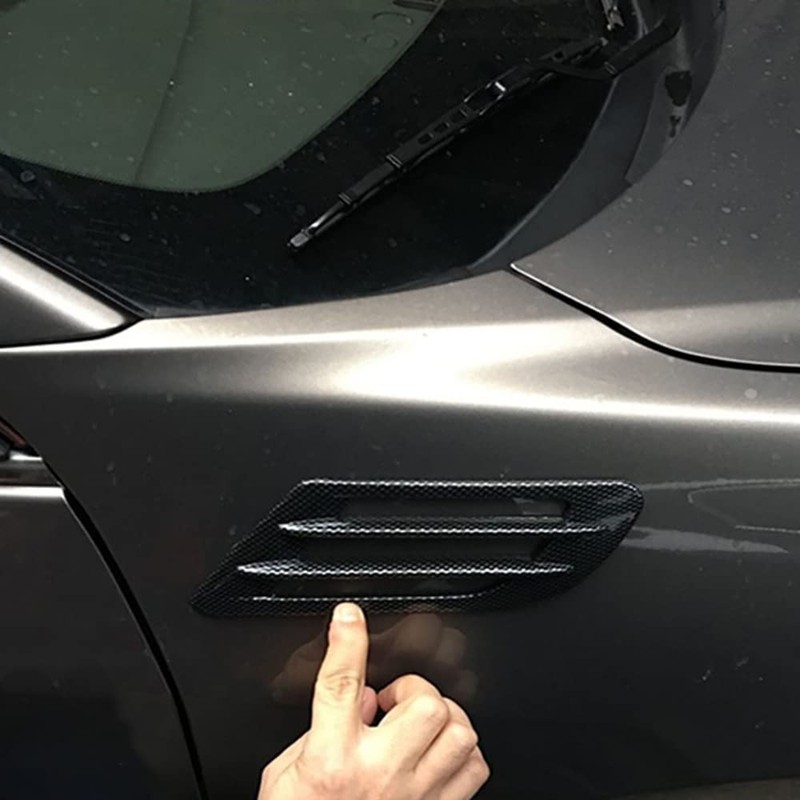 KACEPAR Exterior Car Air Flow Fender Side Vent Decoration Sticker,