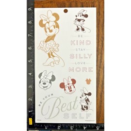 Happy Planner MINNIE MOUSE & FRIENDS THE HAPPY PLANNER, ONE SHEET BEAUTIFUL STICKERS #DISNEY12