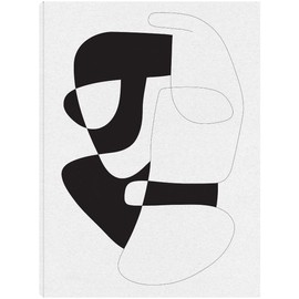 Fine Art Canvas Graphical 3 Canvas Wall Decor by Artist Design Fabrikken for Living Room, Bedroom, Bathroom, Kitchen, Office, Bar, Dining & Guest Room - Ready to Hang - 24 in x 32 in