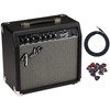 Fender Frontman 20G Guitar Combo Amplifier - Black Bundle with