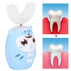 U Shaped Automatic Toothbrush Cartoon Ultrasonic Toothbrush Oral Cleaning Brush