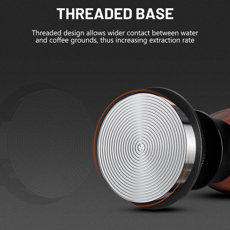 VINATO Coffee Tamper 51 mm - Professional Espresso Tamper with