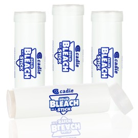 Solid Bleach In A Stick,Spill Proof,Accident Free & Unscented,Removes Stains & Brightens Colors,(Pack 4)