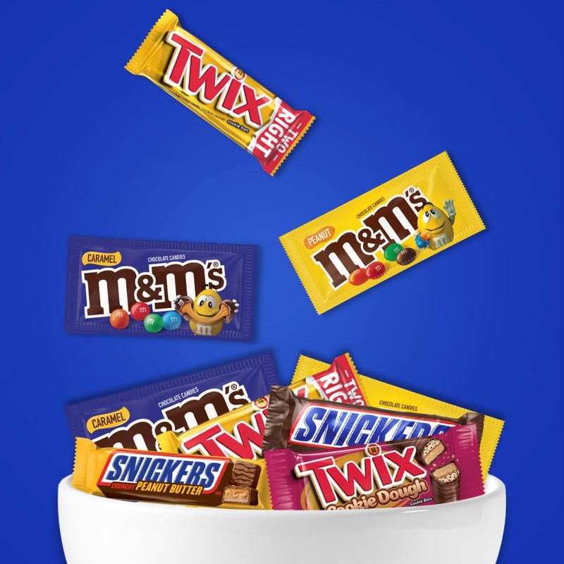 Mars M&M'S Peanut, M&M'S Caramel, SNICKERS Original, SNICKERS Peanut Butter