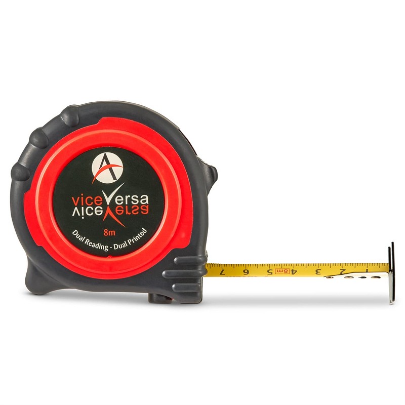 Advent Vice Versa 8m x 25mm Metric Tape Measure Dual