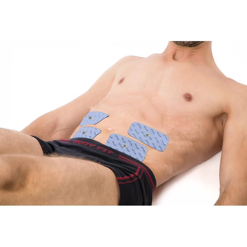 12 Electrode-Pads - Compatible to EMS- & TENS-Devices with 3.5mm
