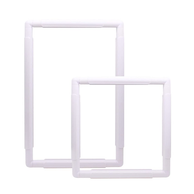 tooloflife Plastic Rectangle Sewing Hoops Stitching Frame Square Rectangle Plastic