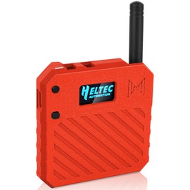 1Pack ESP32 for Heltec V3 Case LoRa Development Board Meshtastic with Antenna Port and Type-C Interface The Back of The Case is Designed with a Heat Dissipation Hole N33 Red