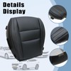 SecosAutoparts Front Driver Side Bottom Non-Perforated Leather Replacement Seat Cover