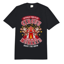 This is My Circus Carnival, These are My Monkeys Comfort Colors Adult Heavyweight T-Shirt