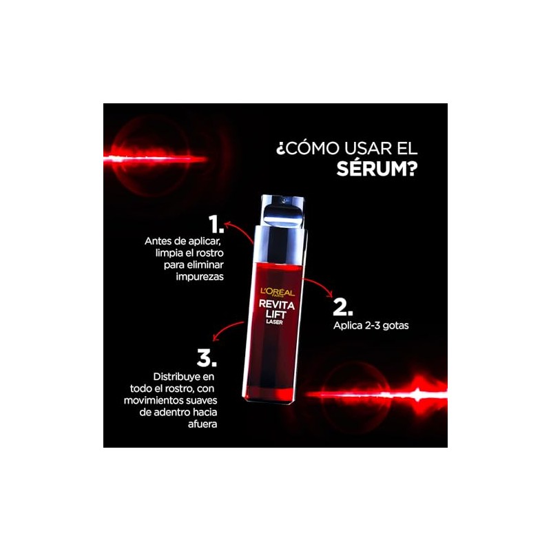 Oréal Paris Revitalift Laser Sérum Facial 30ml Rellana Arrugas Reafirma
