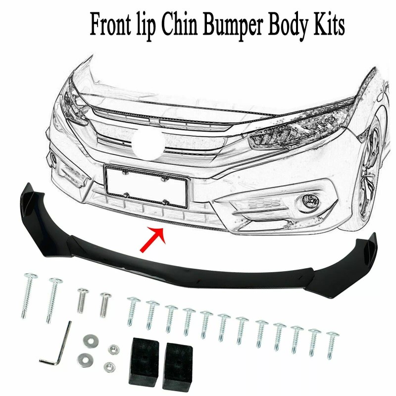 KEEPDSGN For Ford Taurus SHO SEL Front Bumper Lip Spoiler