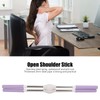 Yoga Pranayama Stick Purple Stainless Steel Correct Hunchback Open Shoulder