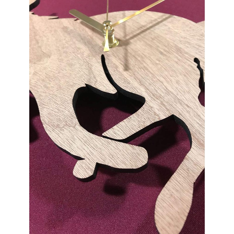 Fox Clock - Wooden Fox Clock - Full Fox. Perfect