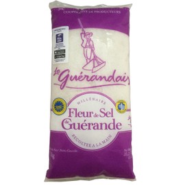 Le Guerandais Fleur de Sel - 1000 g fine salt from Guérande for seasoning and refining - no additives