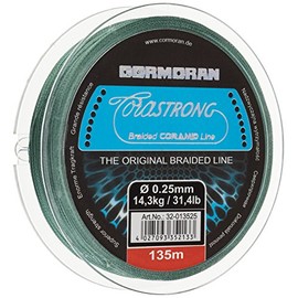 Cormoran string 135 m coil 0.25 thickness braided from coramid, green 32-013525