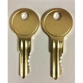 Generic Husky Lock Key, 2 Brass B01 Keys, New and Replaceable, Fits Husky Toolbox