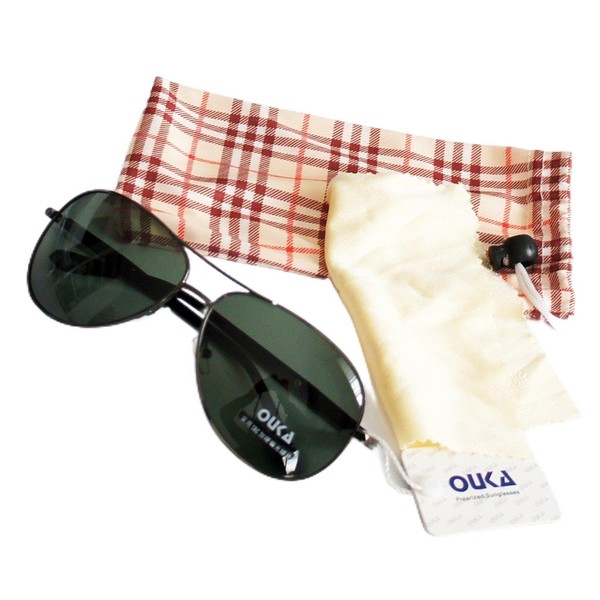 HAND ® 1229 Unisex Polarised Driving Aviator Sunglasses Lightweight Metal