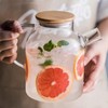 Glass Water Pitcher, High Borosilicate Eco Friendly Nordic Jug with