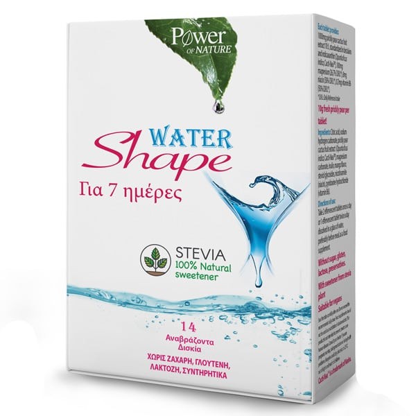Power Health Power of Nature Water Shape 7 Days With Stevia 14 Effervescent Tabs