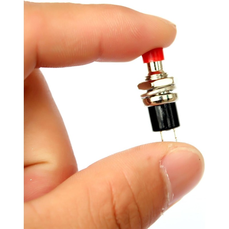 Switian Pack of 10 Mini Push Button SPST Momentary Switch