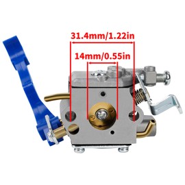 125BV Carburetor for Husqvarna 125B Blower 125BX 125BVX 590460102 545081811 Handheld Leaf Blower with 125B Tune UP Kit 545109601 Airbox Air Filter Cover 545112101 Air Filter Fuel Line Kit