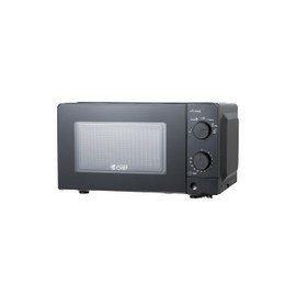 Commercial Chef 0.6 Cubic Foot Countertop Microwave Oven with 6 Power Levels, Push Button Door, 700W Power Output, 30-Minute Timer and Mechanical Dial Controls, CHM660B, Black