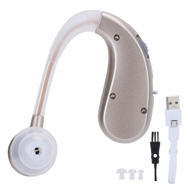 20P Rechargeable BehindtheEar Hearing Aid Headset Ear Sound Amplifier Assist