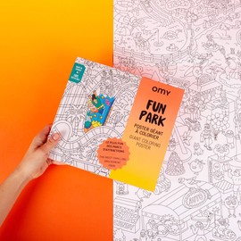 OMY Poster Géant à Colorier Fun Park 70 x 100 cm