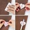 KEPYATI 2 Elastic Pen Holders, Heart-Shaped Pen Holder for Notebook,