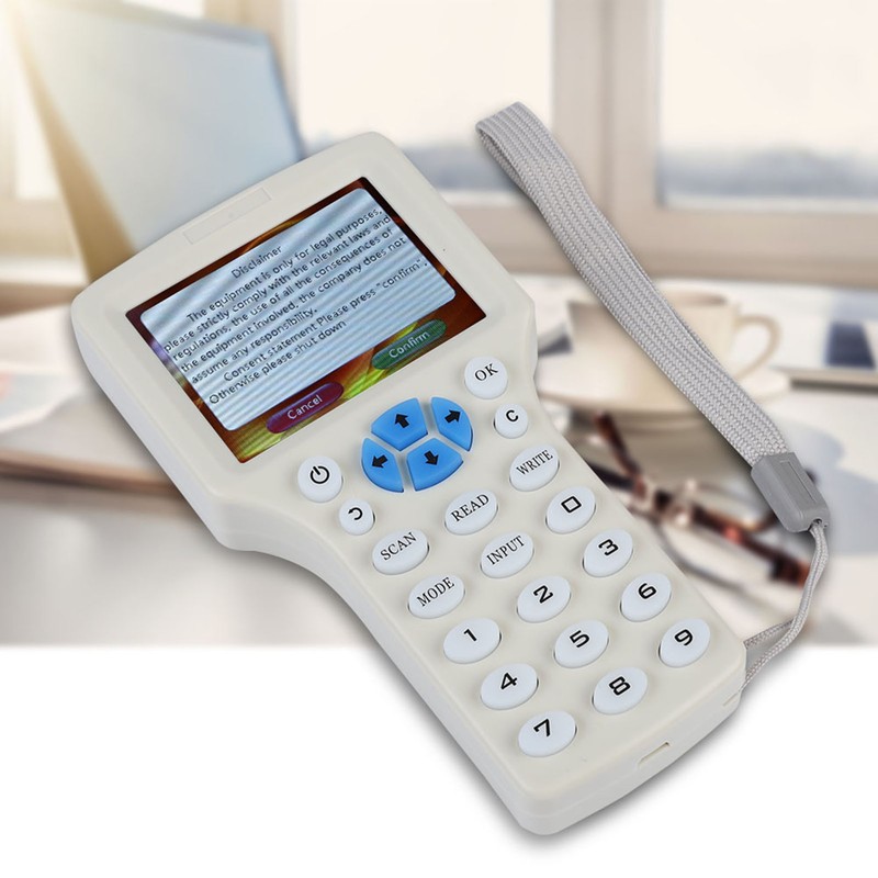 8 Frequency Multifunctional Copy Encrypted NFC Smart Card RFID Copier