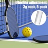 Fukaisu 5pcs Pickleball Racket Weight Clips, Easy Adjustment Pickleball Weights