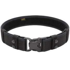 TACNEX Duty Belts 2" Police Duty Belt Law Enforcement Security Nylon Belt Keepers (Black(2" Belt Width), XXX-Large)